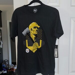 47 Pittsburgh Steelers with Yellow Graphic Design